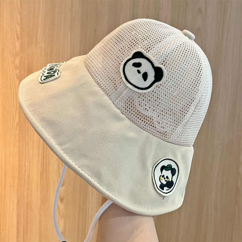 Sombrero de bebé, sombrero de visera de malla transpirable de verano, sombrero para el sol de aleros grandes para bebés, sombrero para el sol para niños lindos