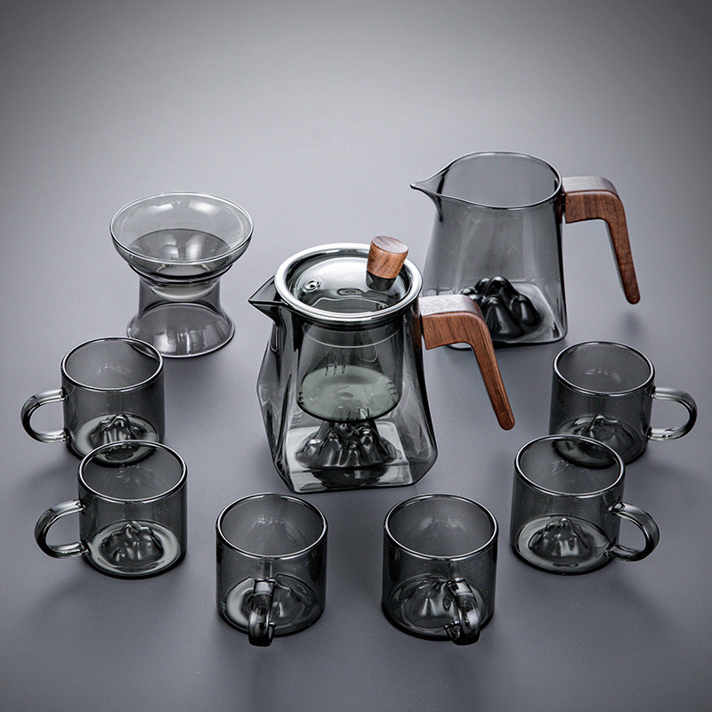 담배재 10개, 산 티팟 + 티 씨 + 필터 컵 6개