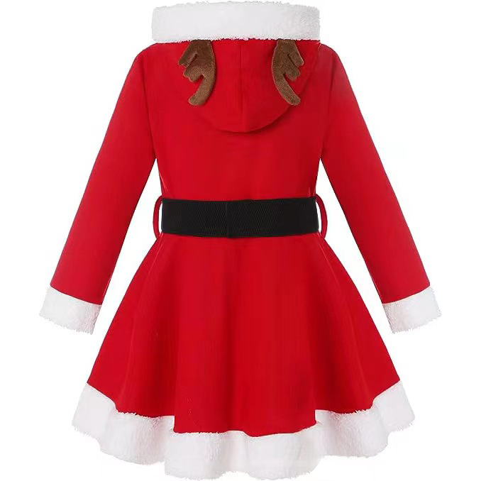 Christmas Cartoon Style Cute Antlers Cloth Party Christmas Dress display picture 2