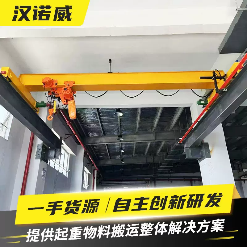 定制欧式起重机 5吨双吊钩升降变频控制欧式航吊 欧式悬挂起重机