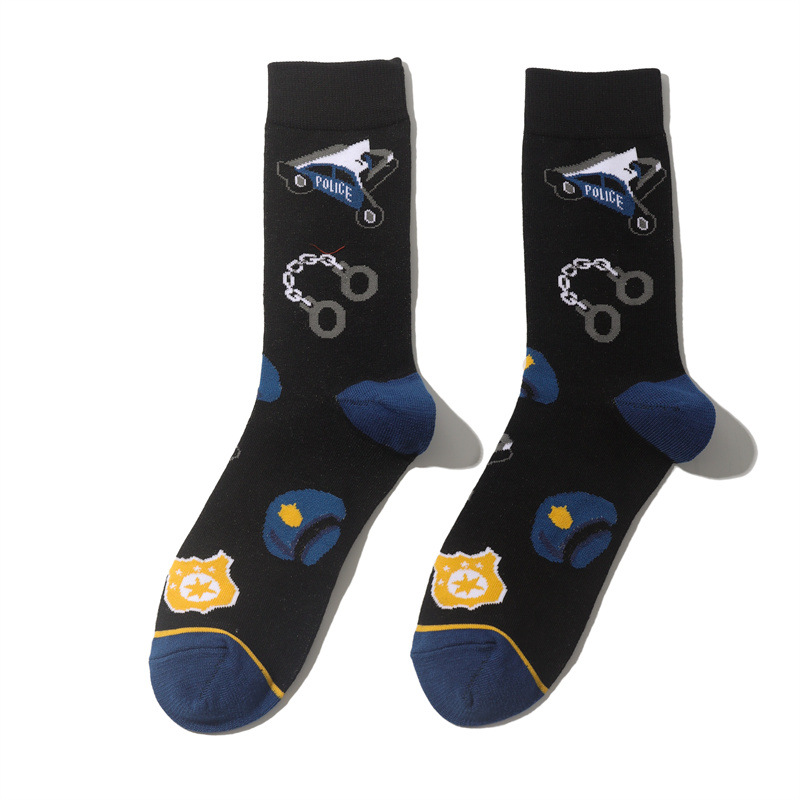 Men's Wholesale Trendy Socks Female Animation Cartoon Cotton Socks Comic Male Medium Tube Pirate Socks-5PRS 43 O1CN01xm1Rv11TrjeHuuVLr !!1004802436 0 cib