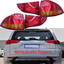 适用于三菱劲畅尾灯速跑刹车灯后杠灯雾灯PAJERO