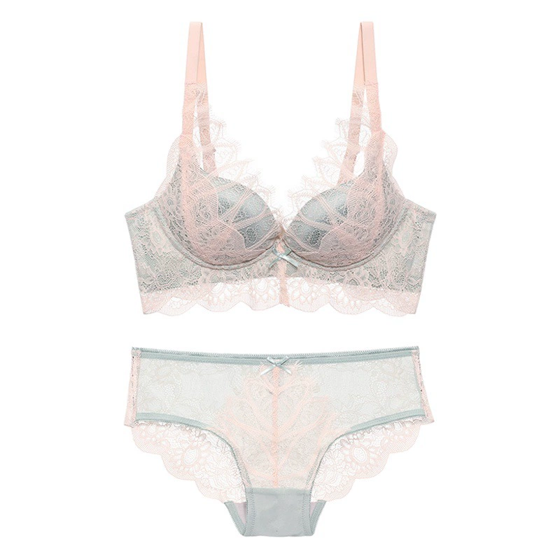 Сексуальное кружевное нижнее белье для женщин без косточек, для небольшого бюста, без пустых чашек, с эффектом пуш-ап, с усиленной боковой поддержкой груди, модель 8109.