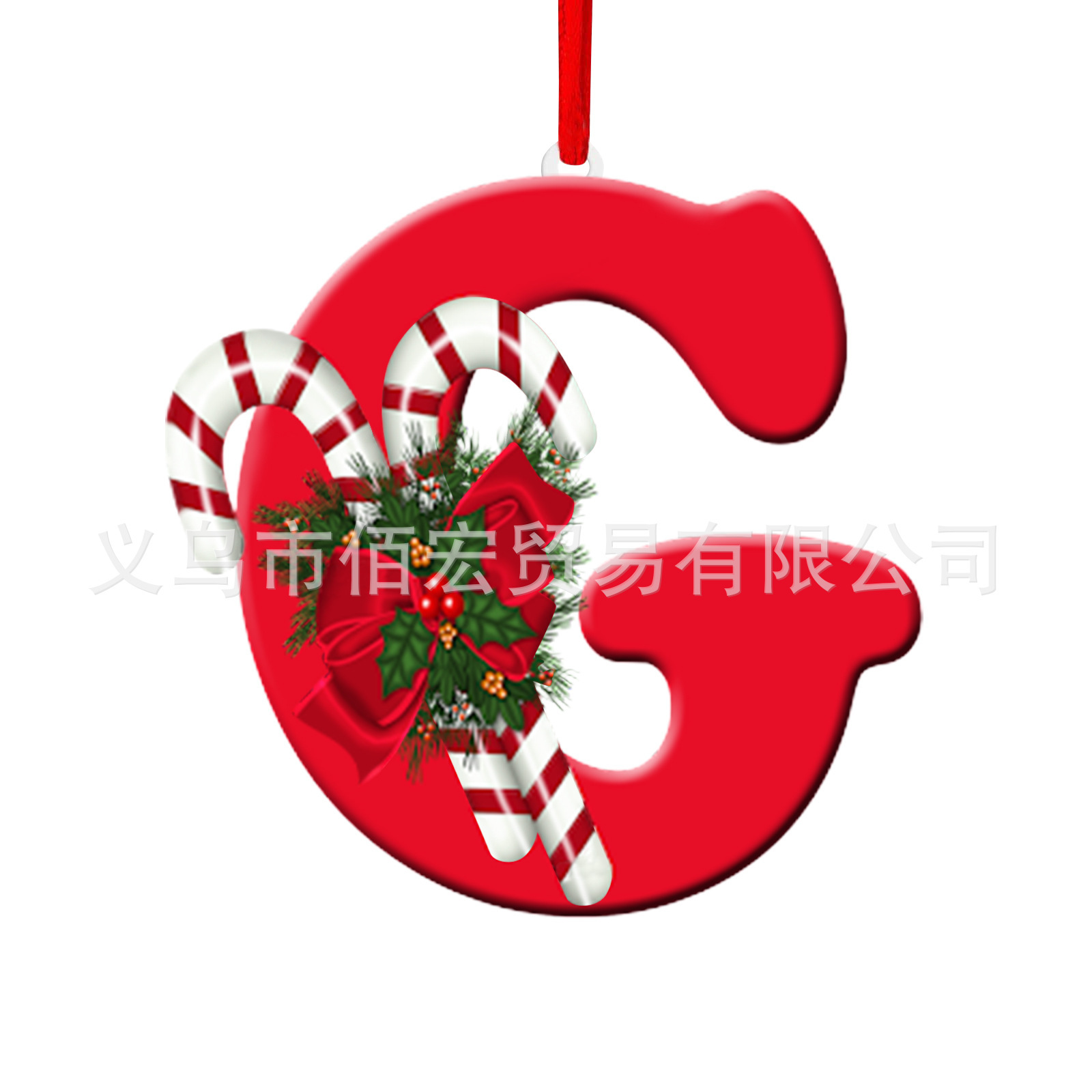 Nuevo alfabeto inglés creativo transfronterizo acrílico plano árbol de Navidad decorativo regalo de decoración de fiesta image 12