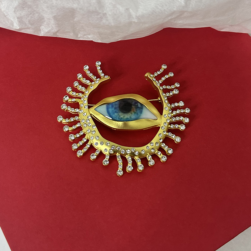 Plating Design Vintage Style Style 1 Pair Vintage Style Devil's Eye Plating Alloy Drop Earrings