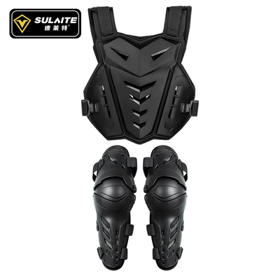 Sulaite Motorcycle Off-Road Protective Motorcycle Safety Supplies - black