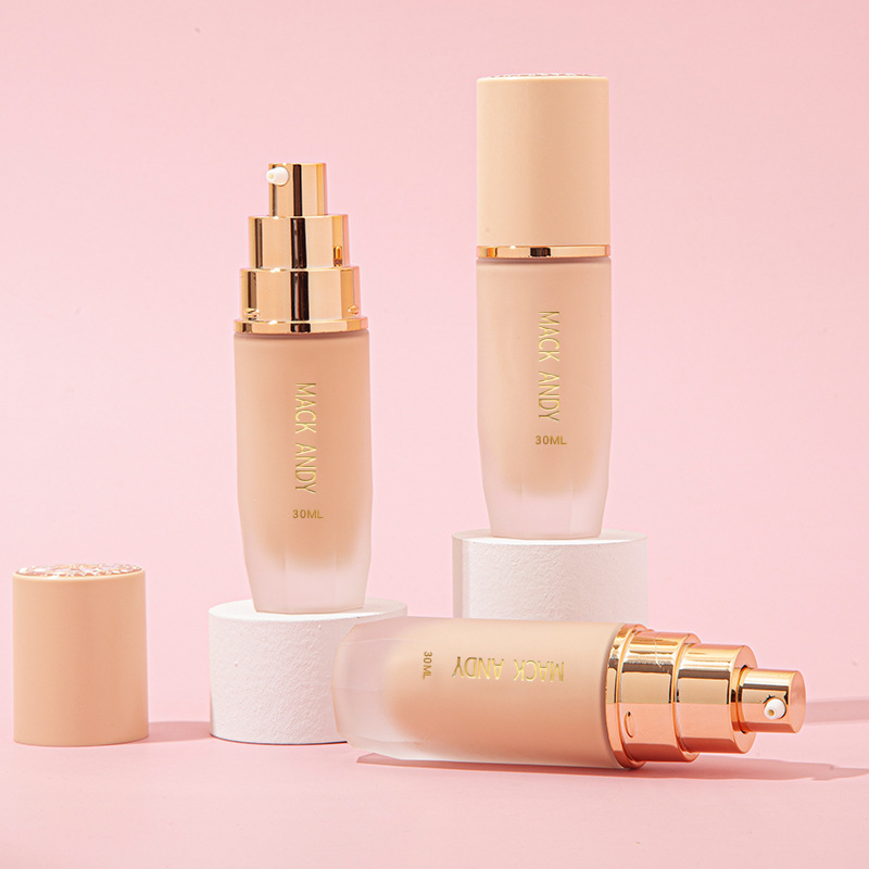 玛可安迪水凝精华粉底液上妆不卡粉丝滑乳液质地抖音快手一件代发