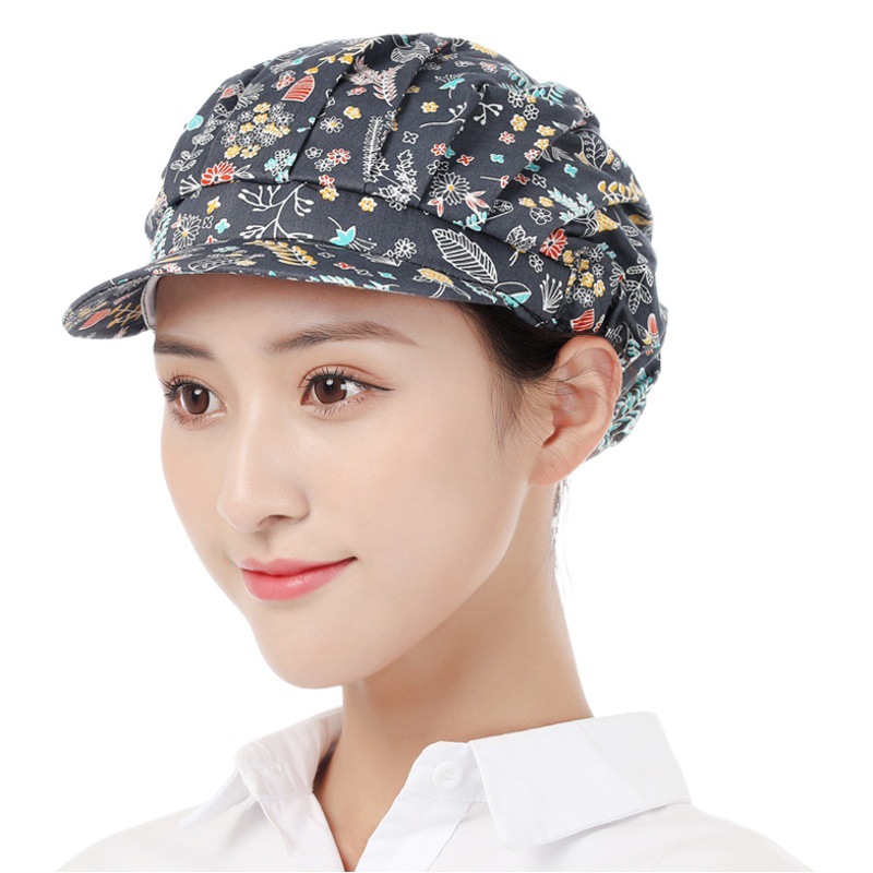 Xuan's New Chef Hat Children's Kitchen Household Cooking Work Hat Anti-oil Fume Anti-hair Catering Hygiene Work Hat