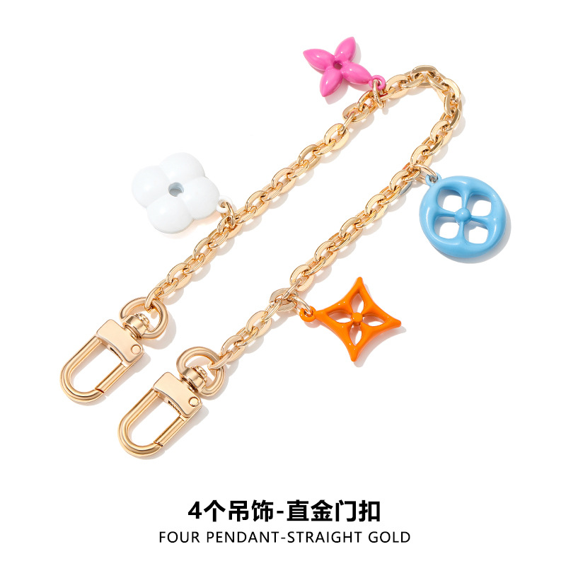 H-134 4개 펜던트 스트레이트 골드 도어 버클 30CM