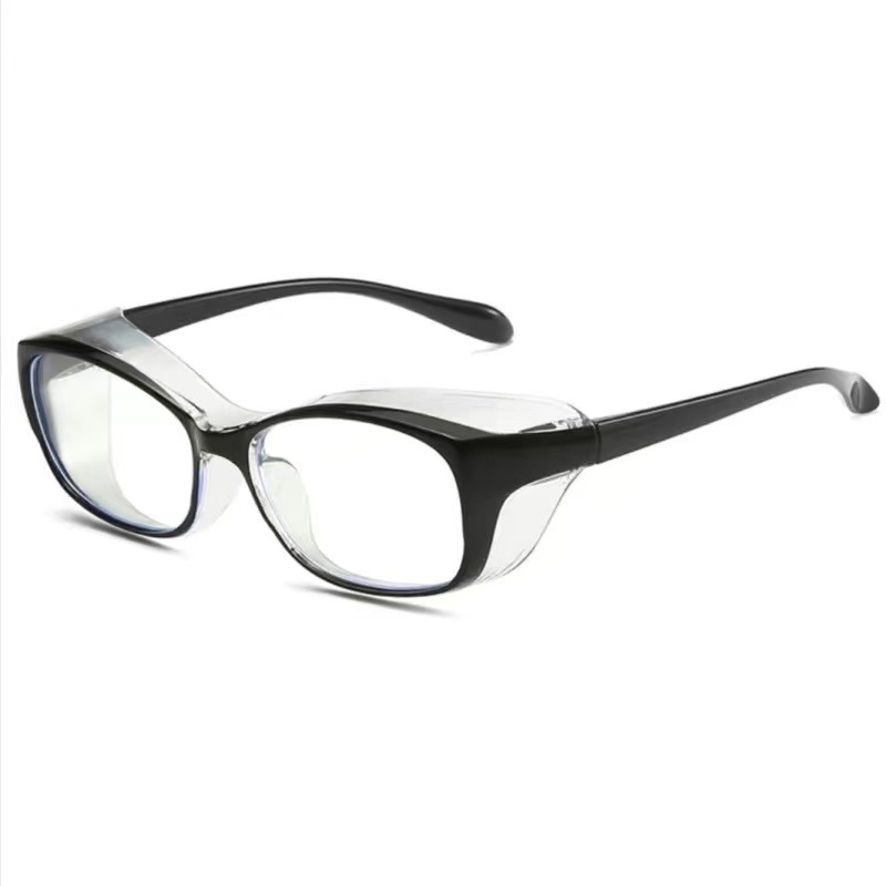 VGOファッションスポーツ99花粉防止メガネ防曇ブルーライト術後黒色保護目シリコンリング保護辺防風鏡