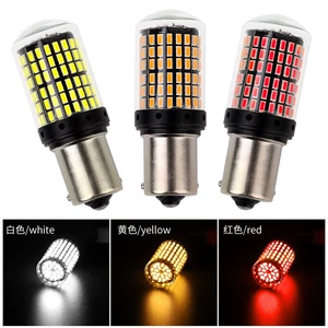 T20 автомобильный светодиодный указатель поворота, стоп-сигнал 1156144SMD3014, высокая яркость, фонарь заднего хода, декодирование, постоянный ток, антистробоскопический