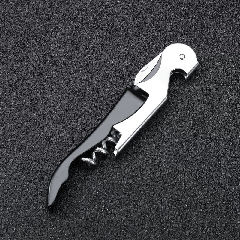 Seahorse Bottle Opener Paddle — Universal stainless steel corkscrew, color options