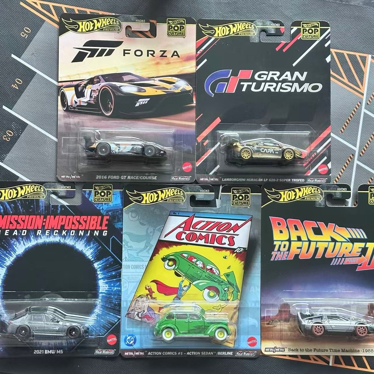 Hdx63-l set of five vehicles