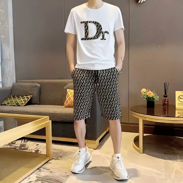 White set, T-shirt, shorts