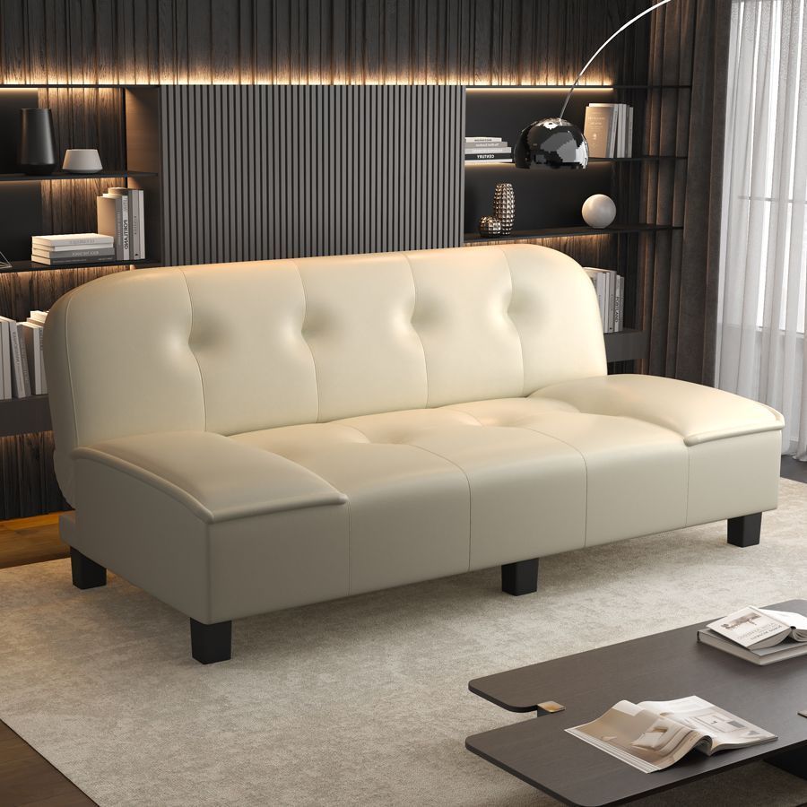 Foldable Dual-Purpose Fabric Sofa Bed Removable and Washable Office Rental Simple Sand Multi-Functional Folding Sofa Bed