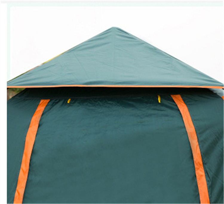 Outdoor full-automatic camping vinyl tent beach folding 4-person automatic tent rainproof tent