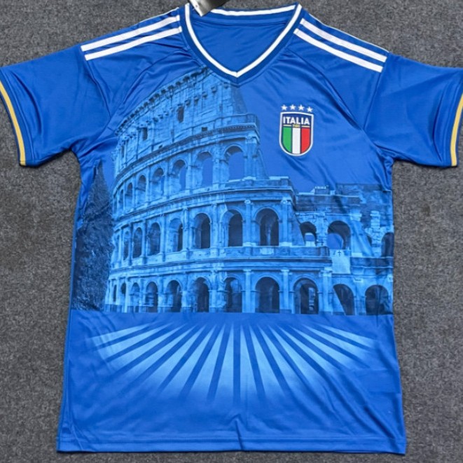 2425 Camiseta de fútbol de local y visitante transfronteriza italiana Edición especial Serie de camisetas Suministro directo de fábrica Edición conjunta