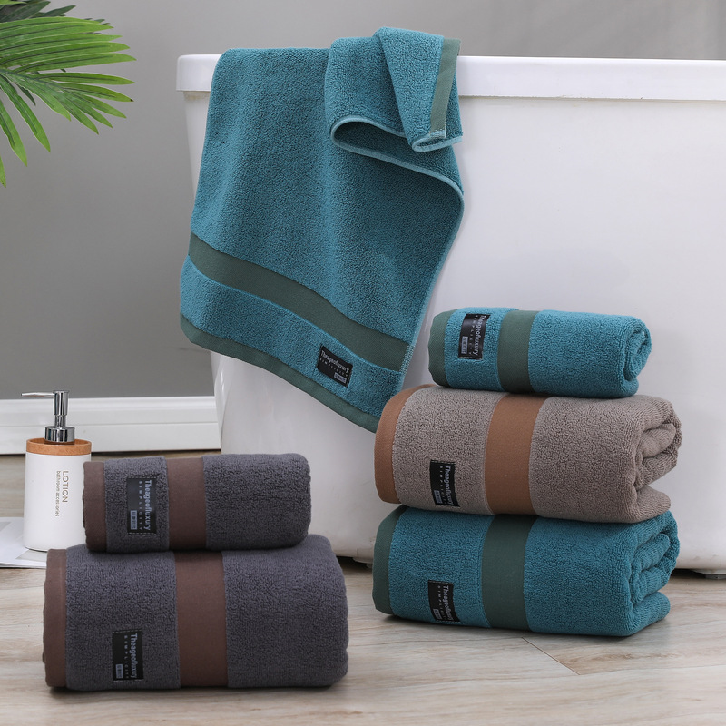 Cross-Border Supply Hotel Business Cotton Towel Gift Towel Bath Towel Adult Thickened Plain Cotton Bath Towel Gift Cross-Border Supply Hotel Business Cotton Towel Gift Towel Bath Towel Adult Thickened Plain Cotton Bath Towel Gift