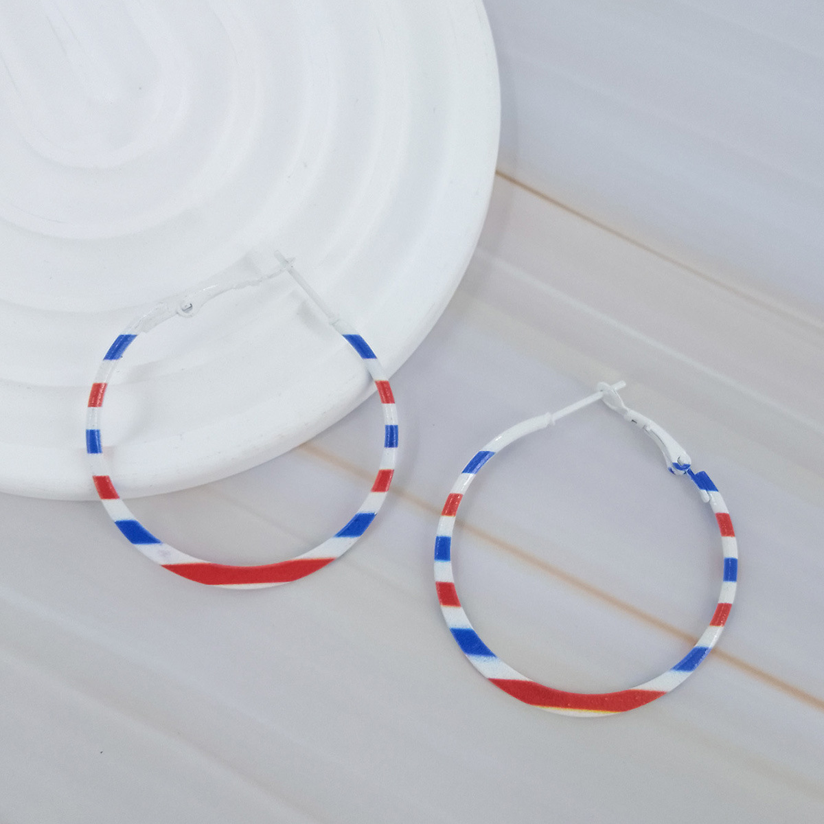 9g Weight Steel needle Ear Needle Material Drop Earrings Classification 1 Pair Quantity Holiday, Street Occasion Acrylic Material Independence Day Festival Constellation, Fruit, Heart Shape Pattern Women's Gender Patchwork Design Retro Style 1 Pair Retro Constellation Fruit Heart Shape Patchwork Arylic Drop Earrings 8