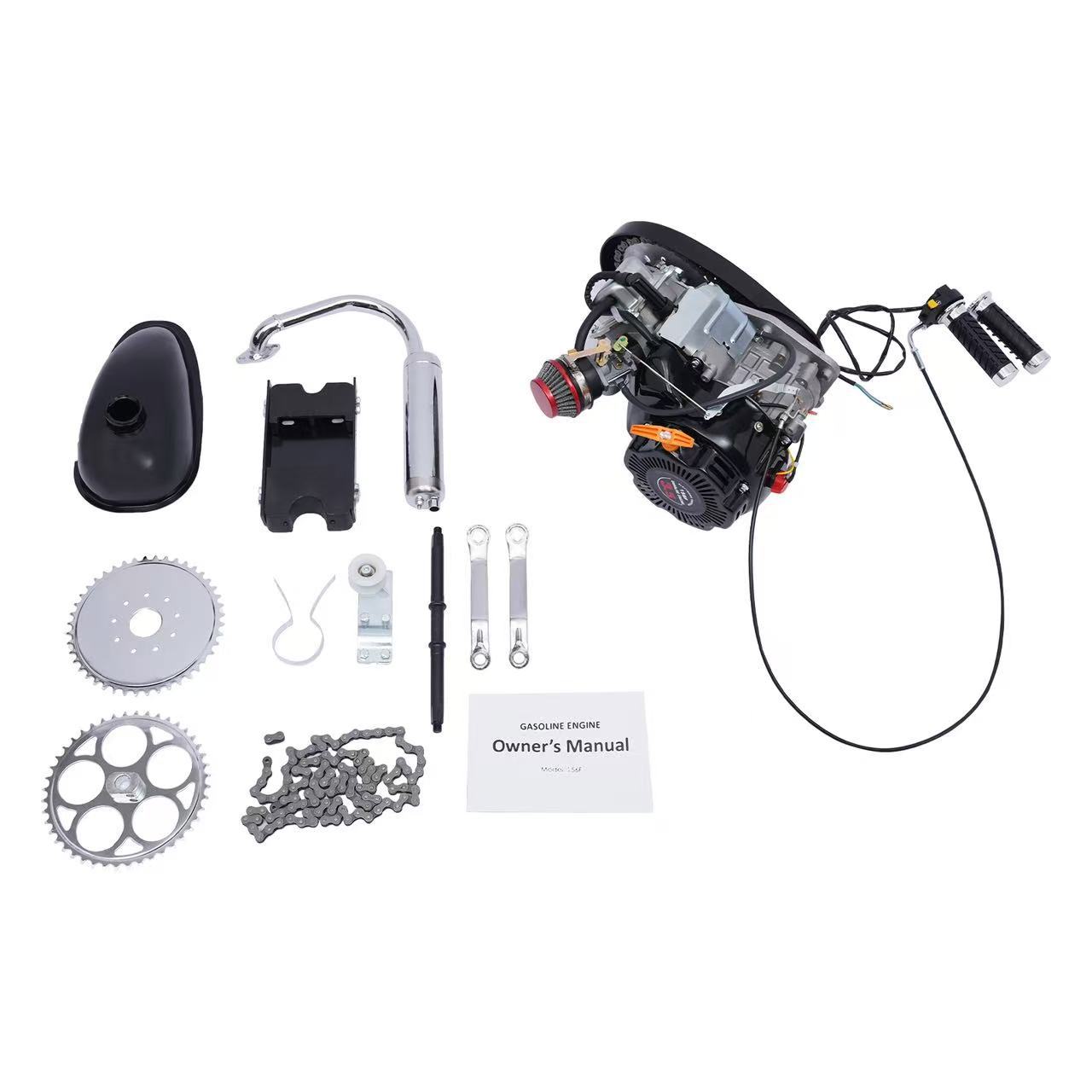 Four-Stroke 100Cc Chain Drive Engine Complete Motorcycle Kit