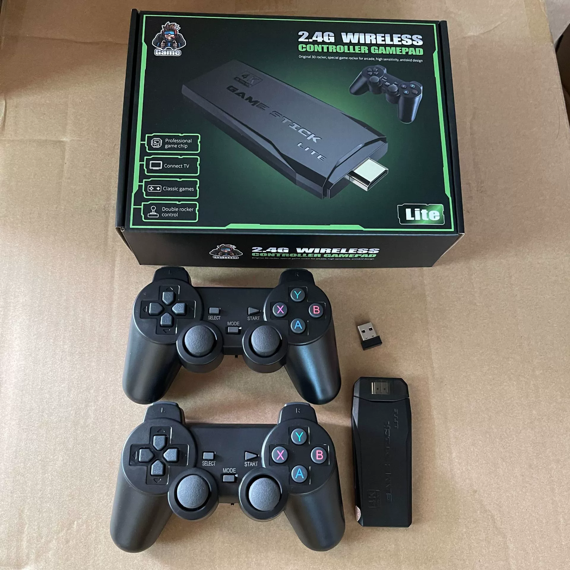 Handle charging, wireless game console with accessories, P3, x2, 4G