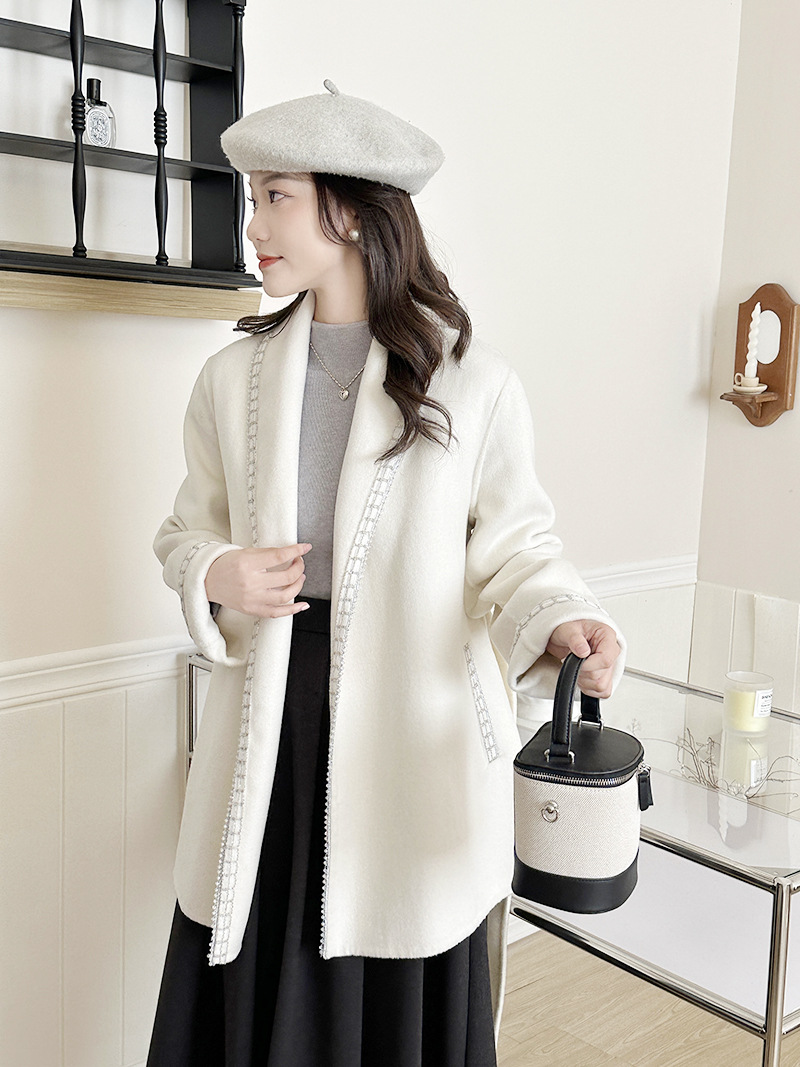 Double-Sided Wool Coat Image 2