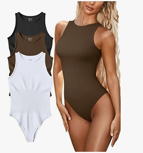 Women's Bodysuits Bodysuits Simple Style Solid Color display picture 5