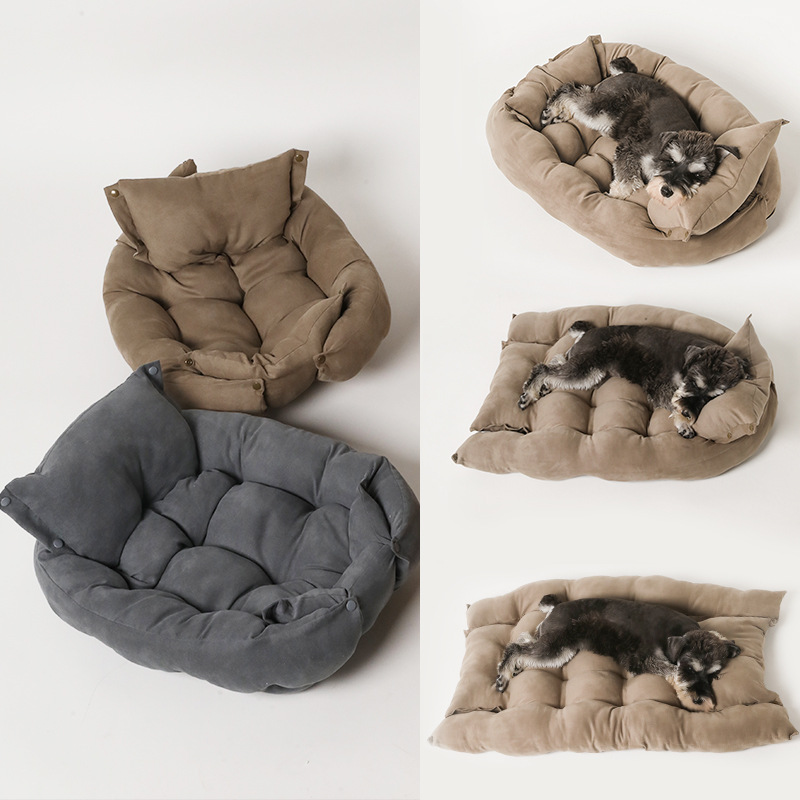 source factory multi-function fold Square pad Pets sofa Dog mat deformation Multipurpose kennel