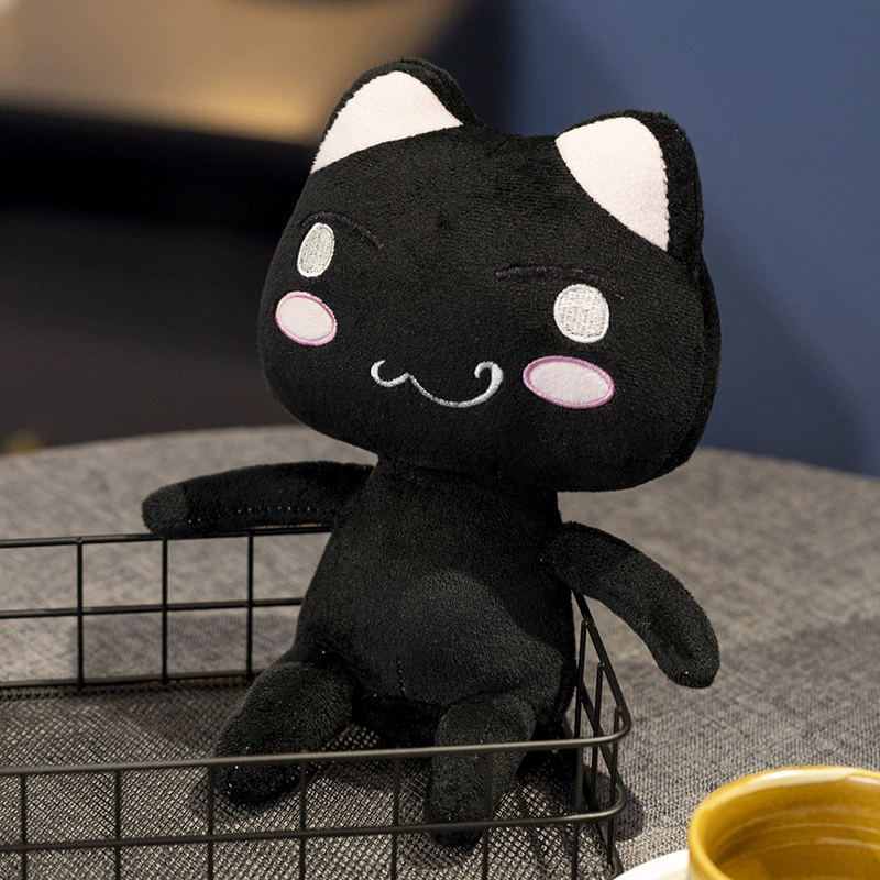 New product cross -border Toro Inoue Plush Doro Cat Doll Creative Smile Face Couple Cat Plush Toys