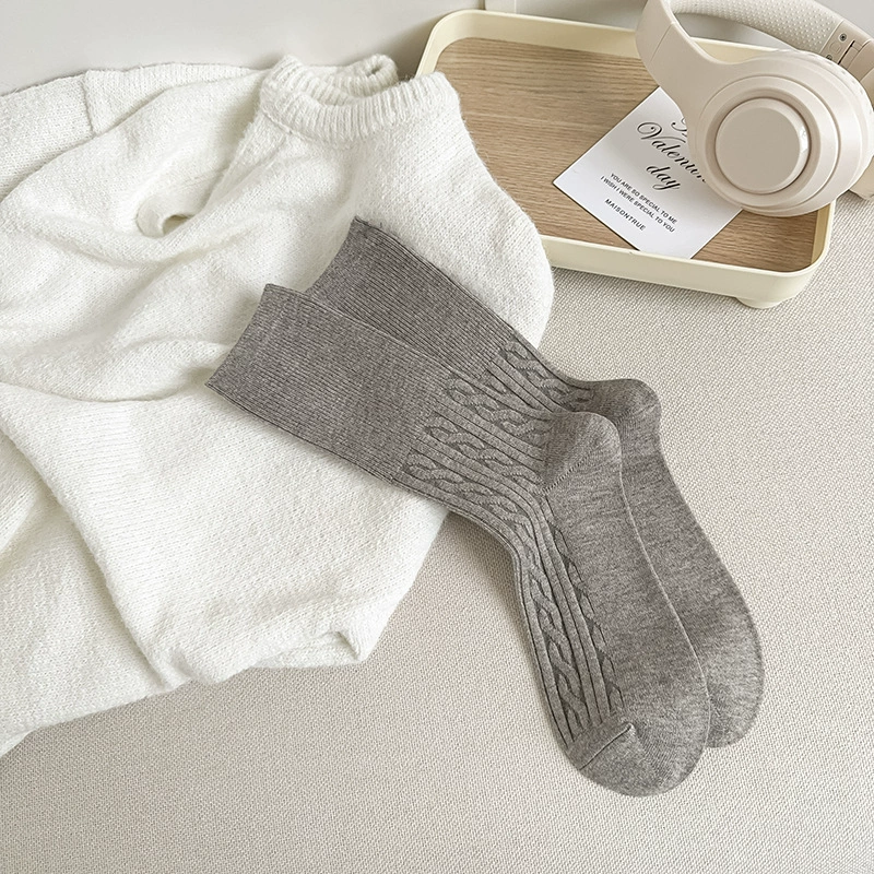 Demi-season classic colored cashmere, Korean style, mid-length