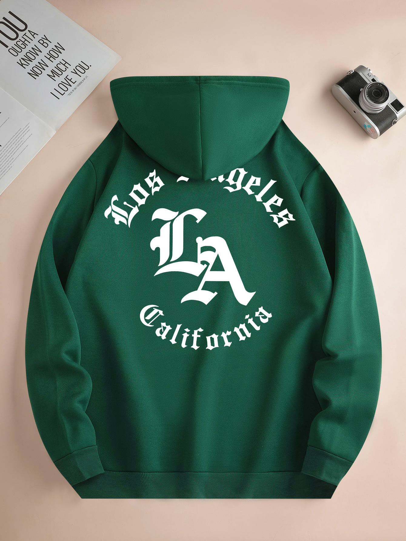 2025 Men's new fashion hoodie, casual daily drawstring Sudadera