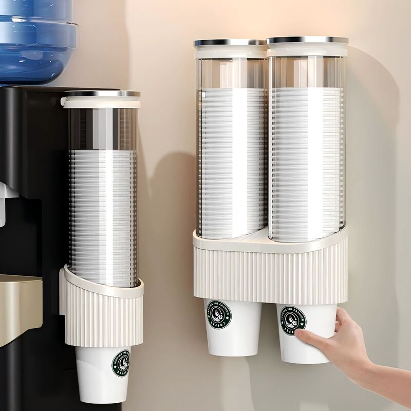 Disposable Cup Wall-mounted Cup Taker Water Dispenser Advanced Paper Cup Holder Water Cup Storage Rack Bar Counter Storage