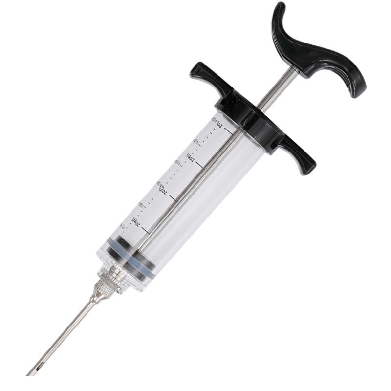 Steak Barbecue Meat Injector Plastic Marinade Seasoning Needle Kitchen Tool Turkey Needle