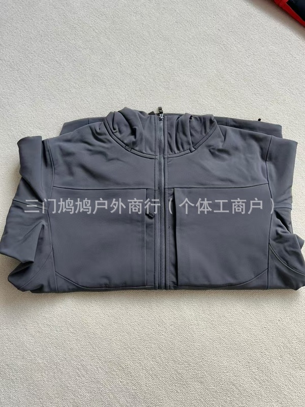 【有灵魂】台州鸟家伽马mx hoody软壳加绒户外透气连帽冲锋衣压胶|undefined