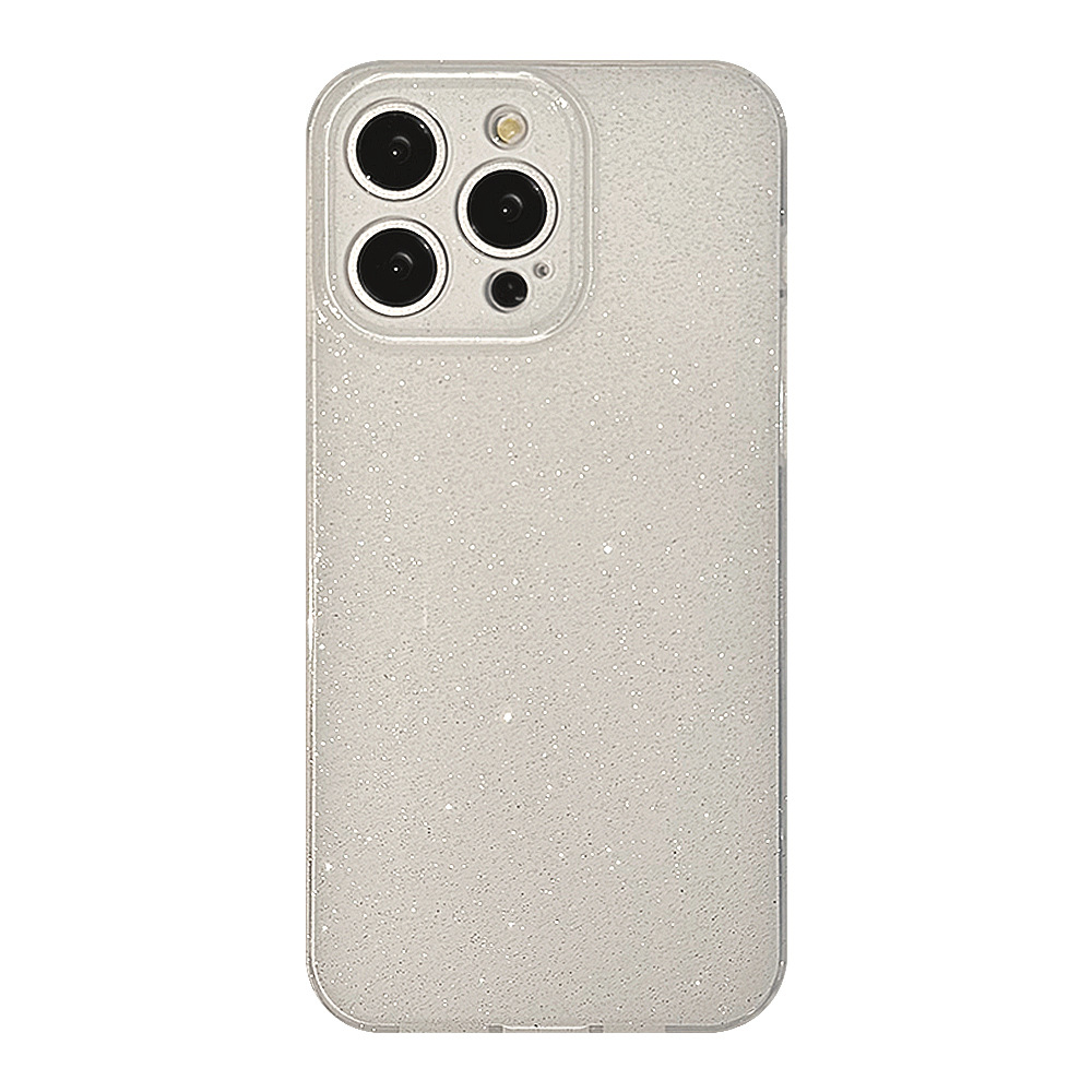 Funda para teléfono iPhone 17 con purpurina de doble capa, funda simple para iPhone 15 Pro Max, funda suave para iPhone 13, cobertura total para iPhone 14 Pro, compatible con iPhone 11