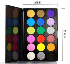 18色眼影彩妝盤啞光珠光舞台妝影樓培訓學校表演出化妝品