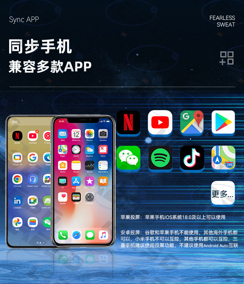 Cross-Border Smart Car-Machine Connectivity Four-In-One Screen Mirroring Carplay Module Reverse Control Wireless Carplay Box