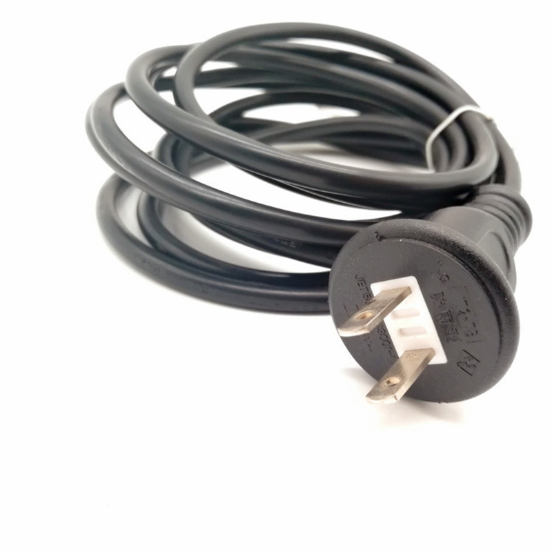 日本两芯防水防雨型插头电源线 PSE认证日规电源线日标日式电源线