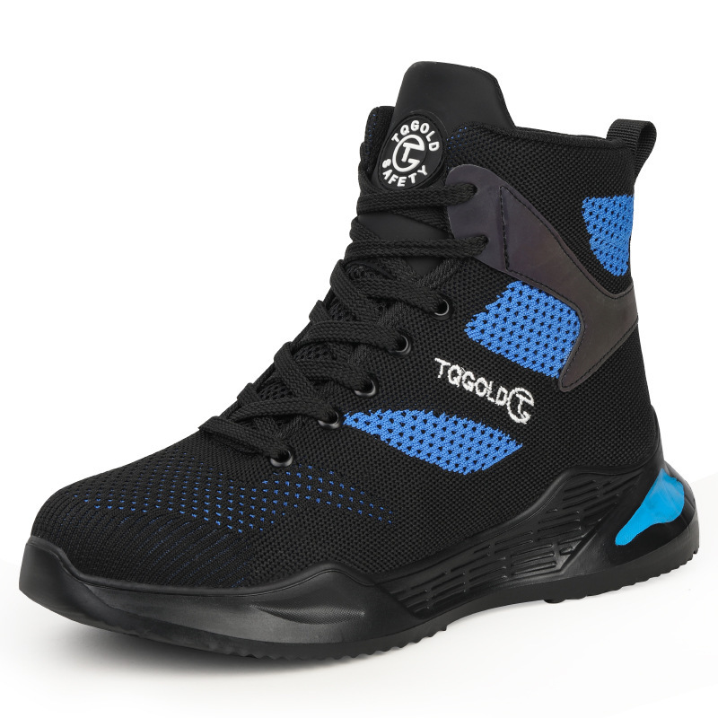 Custom Labor Protection Shoes Men's Anti-smashing Anti-piercing Steel Toe Anti-odor High-top Comfortable Protection Lightweight Soft Bottom Work Protective Shoes Custom Labor Protection Shoes Men's Anti-smashing Anti-piercing Steel Toe Anti-odor High-top Comfortable Protection Lightweight Soft Bottom Work Protective Shoes