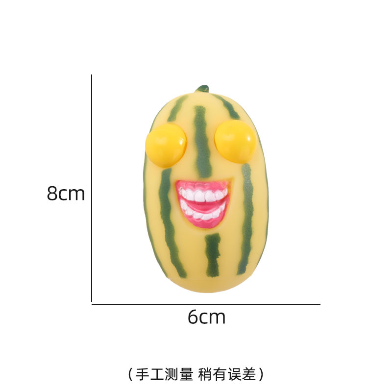 Transfronterizo caliente-venta llamativo gusano vegetal pellizco música descompresión juguete squeeze ojo-soplado creativo ventilación descompresión artefacto fábrica al por mayor