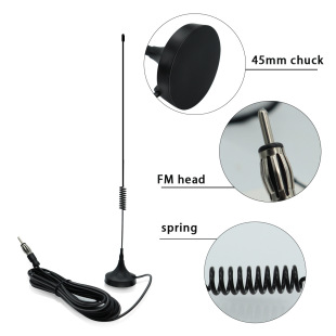 Car magnet base car universal AM / FM radio antenna car sucker antenna