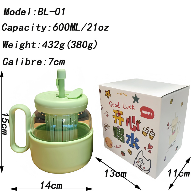 High-valor facial palos lindos mangos de alumno para hombres y mujeres tazas de vientre para casa de té de agua de separación de tazas de vidrio