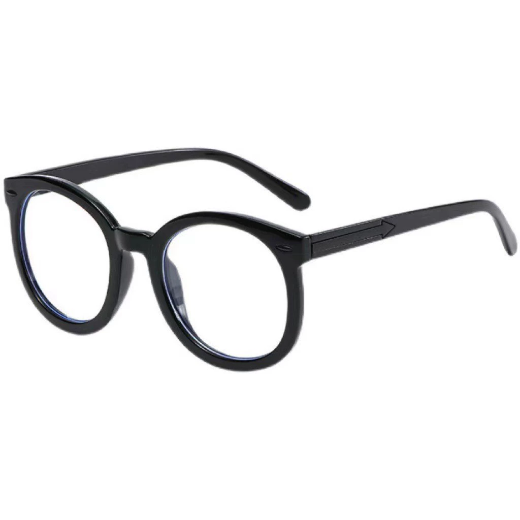 ОчковыеPresbyopic glasses, black anti-blue light, slimming style, popular retro literary single vision glasses, Korean version of trendy reading glasses for women