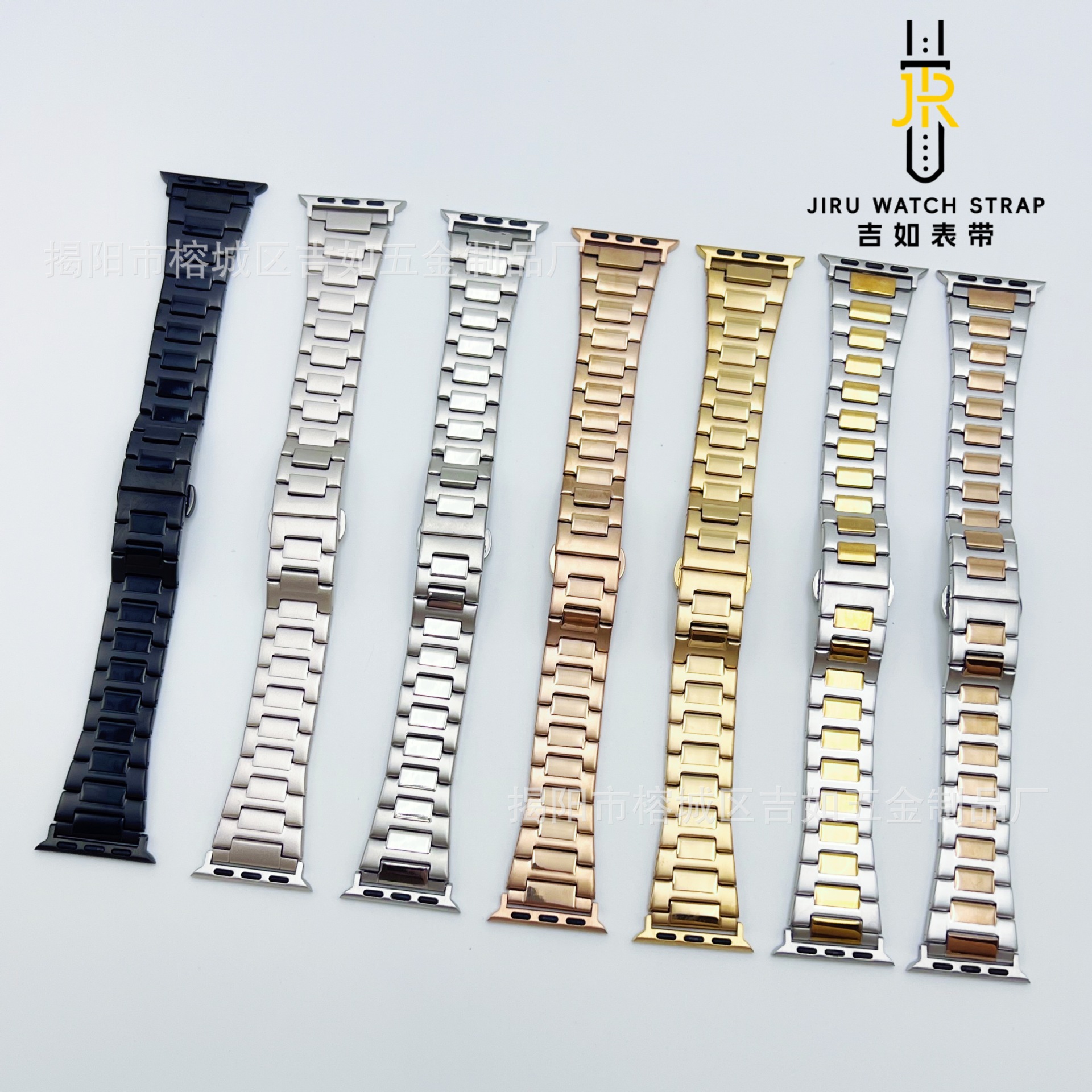 25 Years of Cross-Border New I-Shaped Edge Steel Belt Suitable for Apple Iwatch7/8/9/10 Ultra Watch
