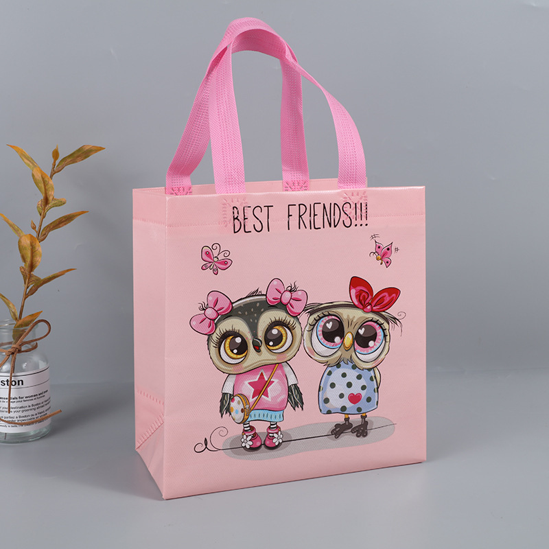Transfronterizo en stock Bolsa de regalo de Pascua Bolso de dibujos animados no tejido Bolso de decoración de fiesta tridimensional grande traje