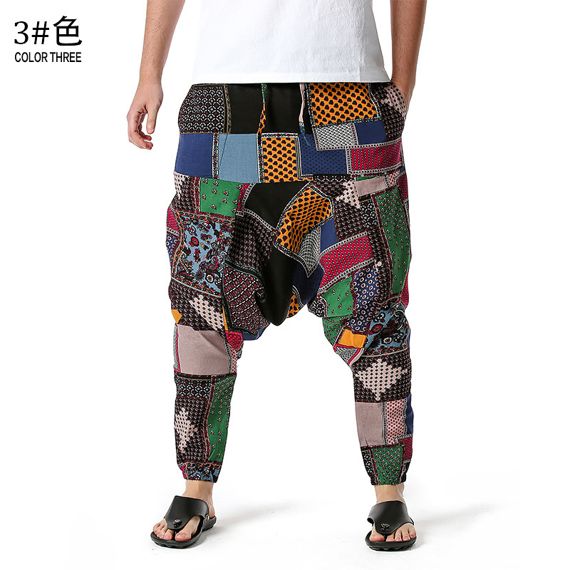 men's and women's foreign trade Harun yoga pants loose bohemian pants hanging pants moth pants 15