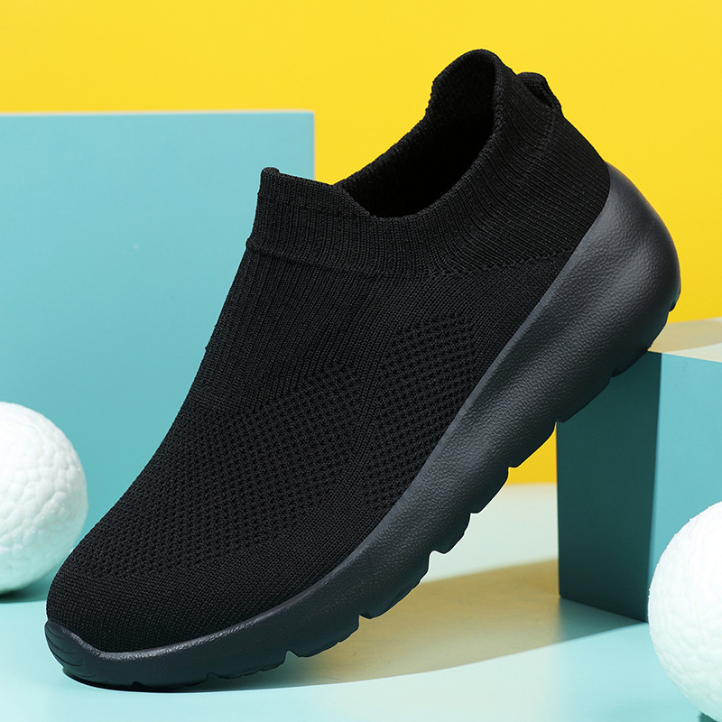 New Large Size 46 Lightweight Couple's Casual Slip-On Lazy One-Piece Mesh Driving Shoes_vogvips.com