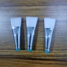 塗膠機10MM白色毛點膠毛刷 棕色扁圓管大刷頭點膠刷批發價銷售