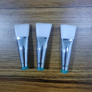 涂胶机10MM白色毛点胶毛刷 棕色扁圆管大刷头点胶刷批发价销售