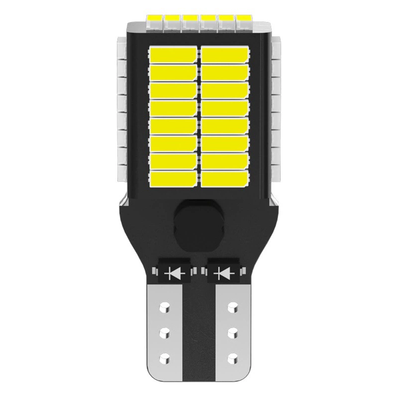 Заводская поставка: автомобильная лампа заднего хода T15 W16W, светодиодная лампа 4014-54SMD, задний фонарь, указатель поворота, декодирование CANBUS